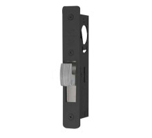 Adams Rite MS1852SN455-335 ANSI Deadbolt Bevel Hookbolt Faceplate in Black Anodized