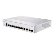 Pelco CBS350-8FP-E-2G-EU 10-port Gigabit Managed Switch (8 PoE+ budget 120W; 2 copper/SFP combo) - EU