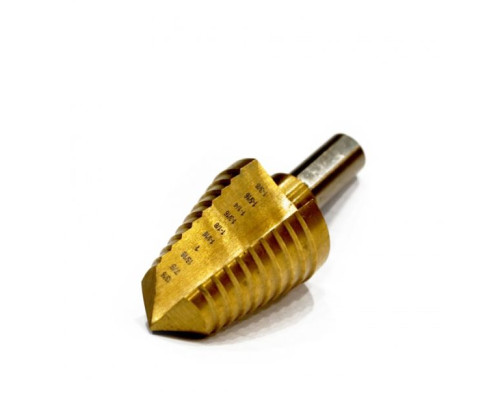 Eclipse Tools 900-186 10 Step Titanium Coated Step Drill 13/16