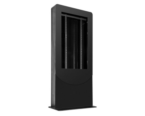 Peerless-AV KIPC2555-MW 55' Curve Totem/Portrait Kiosk, Black