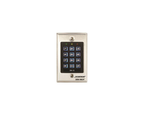 Securitron DK-12 Digital Keypad System with Illuminated Keys, Single Gang