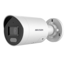 Hikvision DS-2CD2047G2-LU-4mm 4 Megapixel ColorVu Strobe Light and Audible Warning Fixed Mini Bullet Network Camera with 4mm Lens