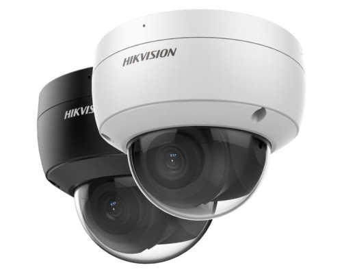 Hikvision DS-2CD2143G2-IU-2-8mm-BLACK 4 Megapixel AcuSense Built-in Mic Fixed Dome Network Camera with 2.8mm Lens