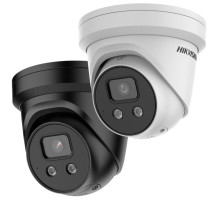 Hikvision DS-2CD2346G2-ISU-SL-2-8mm 4 Megapixel AcuSense Strobe Light and Audible Warning Fixed Turret Network Camera with 2.8mm Lens