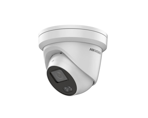 Hikvision DS-2CD2347G1-L-4MM 4 Megapixel Day/Night Outdoor ColorVu Turret Network Camera, 4mm Lens