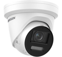 Hikvision DS-2CD2387G2-LSU-SL-2-8mm 8 Megapixel ColorVu Strobe Light and Audible Warning Fixed Turret Network Camera with 2.8mm Lens