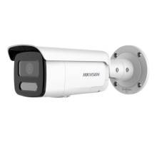 Hikvision DS-2CD2T47G2-LSU-SL-6mm 4 Megapixel ColorVu Strobe Light and Audible Warning Fixed Bullet Network Camera with 6mm