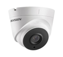 Hikvision DS-2CE56H0T-IT1F-3-6mm 5 Megapixel Outdoor IR HD-TVI/AHD/HD-CVI/CVBS Turret Dome Camera, 3.6mm