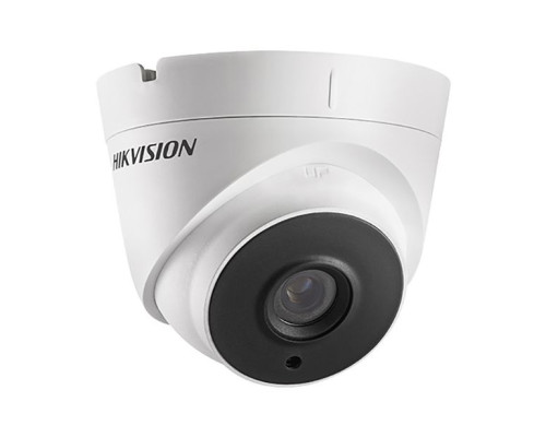 Hikvision DS-2CE56H0T-IT1F-3-6mm 5 Megapixel Outdoor IR HD-TVI/AHD/HD-CVI/CVBS Turret Dome Camera, 3.6mm