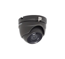 Hikvision DS-2CE76D3T-ITMFB-3-6mm 1080p Outdoor Analog IR Turret Camera, 3.6mm Lens, Black