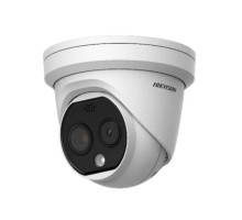 Hikvision DS-2TD1217-2-PA Thermal and Optical Network Turret Camera with 1.8mm Lens