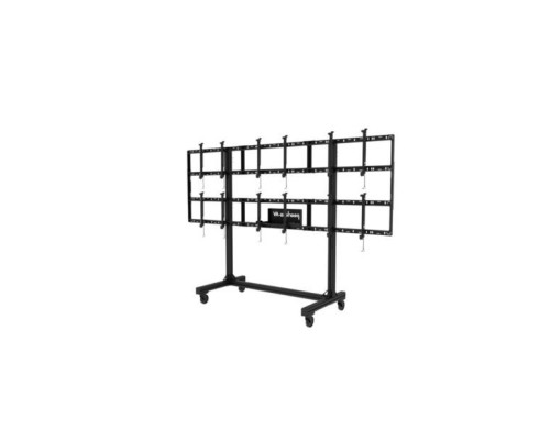 Peerless-AV DS-C555-3X2 SmartMount Portable Video Wall Cart 2x2 and 3x2 Configuration