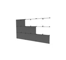 Peerless-AV DS-LEDUNV960-3X3 3x3 Universal Wall Mount for Latching dvLED Displays