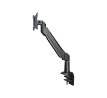 Crimson DSA11C Single Link Desktop Arm with Edge Clamp Base, Black