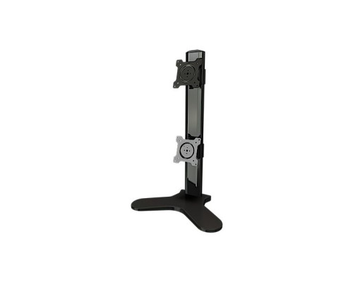 Crimson DSV2 Dual Monitor Desktop Stand, Vertical, Black