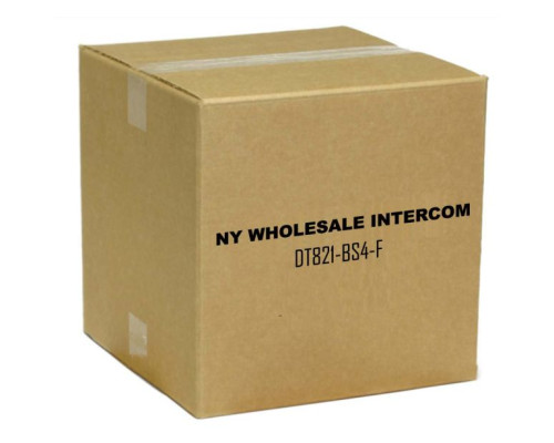 NY Wholesale Intercom DT821-BS4-F Video Module, Information Board & 4 Buttons/3 Module Frame Flush Mount