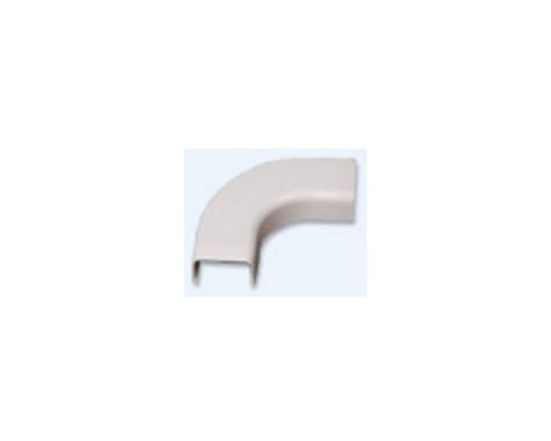 Wire Trak FM90375W Raceway Fitting, Flat 90 Elbow, White