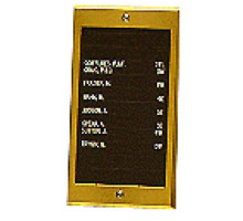 Alpha VIP010DBR 10 Name Directory Unit-Brass