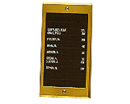 Alpha VIP010DBR 10 Name Directory Unit-Brass