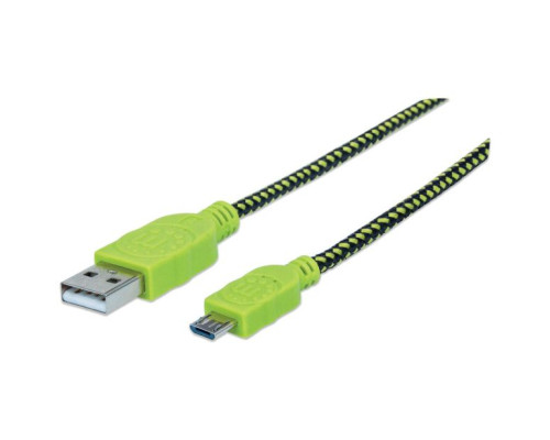 Manhattan 352772 Braided Hi-Speed USB Micro-B Device Cable