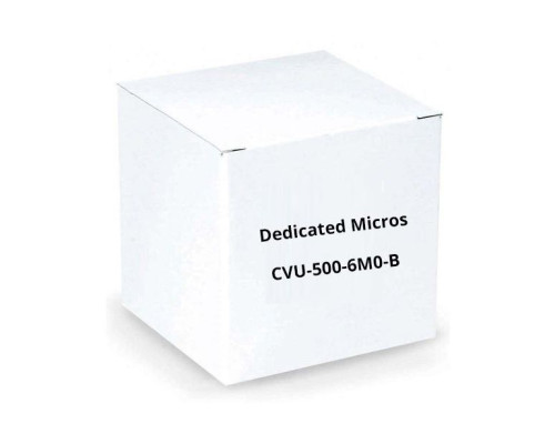 Dedicated Micros CVU-500-6M0-B FireVu Indoor IP / Analog Camera 35m