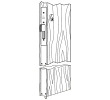 Adams Rite MS1837-313 Two-Point Deadlock with 1-1/2