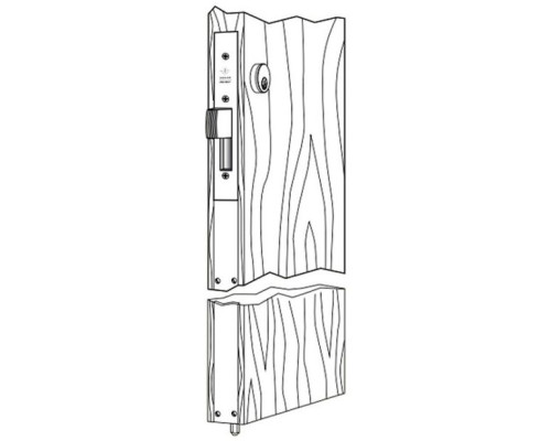 Adams Rite MS1837-313 Two-Point Deadlock with 1-1/2