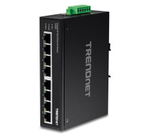 TRENDnet TI-E80 8-Port Industrial Fast Ethernet DIN-Rail Switch