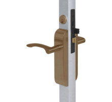 Adams Rite 2190-313-3MJ-10B Dual Force Lock with Standard Flat Strike, Low Profile Trim and 1-1/8