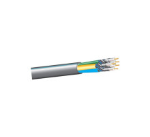 West Penn 255CRGBBK0500 Miniature RGB Cable- plenum Black 500 Ft