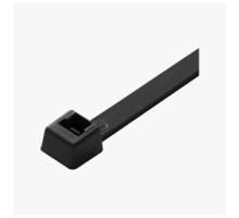 ENS CT-12-B 12'' Black Cable Tie, 100Pc/Bag, 120 Lbs Tensile Strength, 7.2*300mm