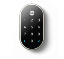 Yale YRD540-WV-619 Nest x Yale Lock, Satin Nickel with Google Nest Connect