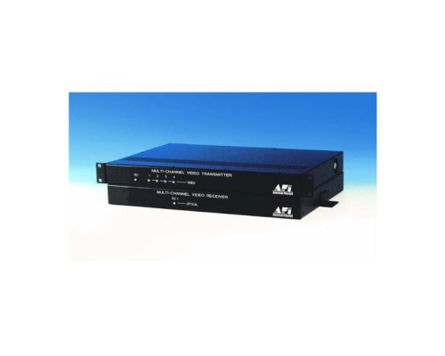 AFI MTX-8406C-SL 4-Ch Video & Up the Coax Data 1RU Transmitter