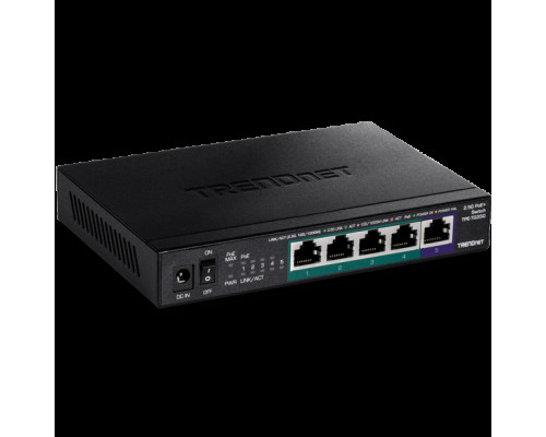 TRENDnet TPE-TG350 5-Port Unmanaged 2.5G PoE+ Switch