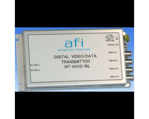 American Fibertek MT-940C-SL 4 Ch 10 Bit Digital Video Transmitter