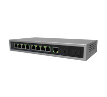 Hanwha Vision EN-SW10m-001 10 Ports (8 PoE, 2 Uplink) Wisenet SKY Smart Managed PoE Switch