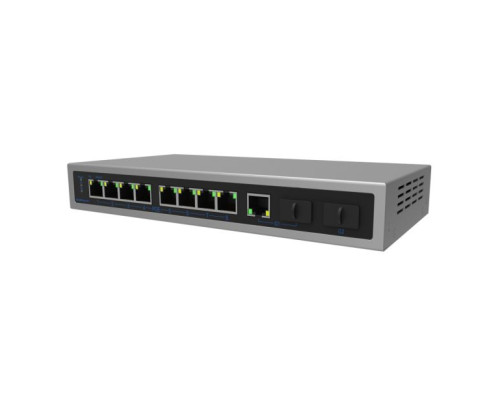 Hanwha Vision EN-SW10m-001 10 Ports (8 PoE, 2 Uplink) Wisenet SKY Smart Managed PoE Switch