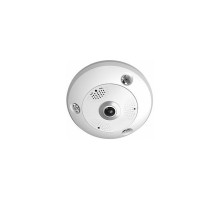 InVid ULT-P6PAN 6 Megapixel Outdoor Vandal IP Plug & Play Panoramic Camera, 1.27mm Lens