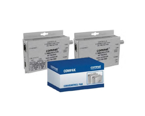 Comnet COMPAK1EOC 10/100 Mbps Ethernet over Twisted Pair/Coax Modem