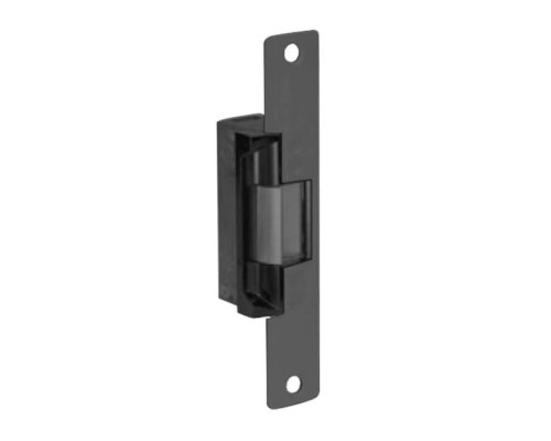 Adams Rite 7130-510-335-00 Electric Strike 24VDC Standard / Fail-Secure in Black Anodized, 1-1/16