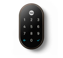 Yale YRD540-WV-0BP Nest x Yale Lock, Oil Rubbed Bronze with Google Nest Connect