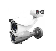 Cantek Plus CTP-TVA29AB HD-TVI, EX-SDI, HD-SDI 1080p Outdoor IR Bullet Camera, 2.8-12mm Lens, Gray