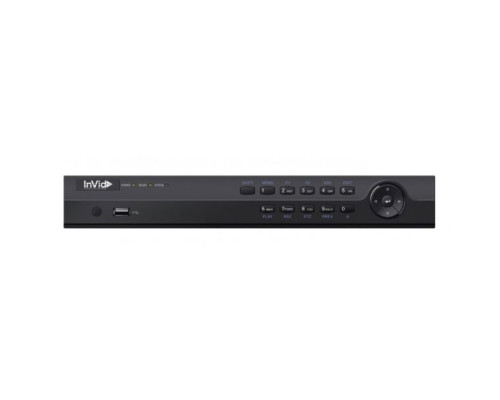 InVid UD4A-8-4TB 8 Channel 4K TVI/AHD/CVI/Analog Universal Port Digital Video Recorder, 4TB