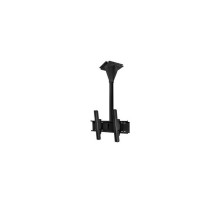 Peerless-AV ECMU-04-C Wind Rated Ceiling Tilt Mount, 4' Pole Length, Black