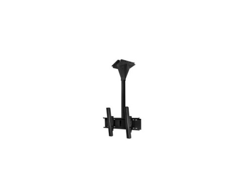 Peerless-AV ECMU-04-C Wind Rated Ceiling Tilt Mount, 4' Pole Length, Black