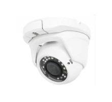 Active Vision ACC-V706N-24VD-W 1080P 4-in-1 AHD, HD-TVI, HD-CVI, and Analog Varifocal IR Vandal Dome Camera, White, 2.8-12mm Lens