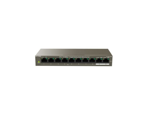 IP-COM F1110P-8-102W 8-Port10/100Mbps+2 Gigabit Desktop Switch With 8-Port PoE