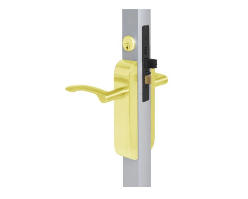 Adams Rite 2190-413-301-03 Dual Force Lock with Standard Flat Strike, Low Profile Trim and 1-1/2