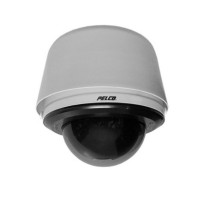 Pelco SD4E29-PG-E1-X 540 TVL Day/Night Pendant Environmental Clear Network IP PTZ Camera, PAL, 29X, Light Gray