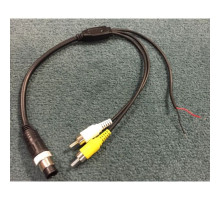 Weldex WDRV-4LKRCA 4 PIN DIN to RCA Adapter Cable